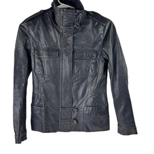 Danier Women’s Black Leather Jacket